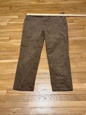 42x30 Target x Houston White brown velvet straight pants